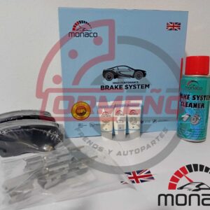 PASTILLA DE FRENO - HYUNDAI ACCENT, AVANTE NEW TUCSON KIA CERATO, OPTIMA, K4 K5, SONATA - M 3408 - MONACO